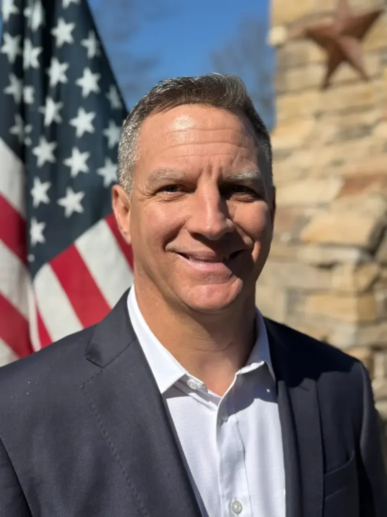 Jeff Goodspeed with US Flag